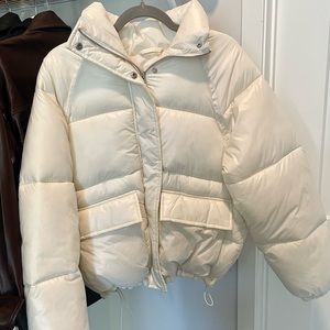 Abercrombie Oversized Utility Puffer Jacket